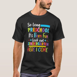 T-shirt Si Longue Maternelle De L'École Préscolaire Ici Je