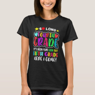 T-shirt Si Longue Quatrième Année Regardez La Cinquième An