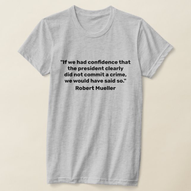 T-shirt "Si nous avions confiance" Citation de Mueller T-S (Poser)
