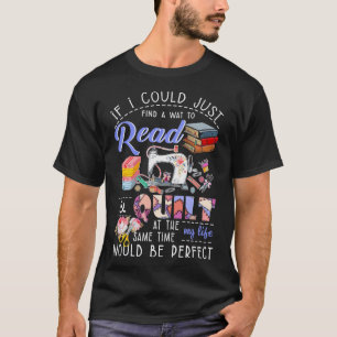 T-shirt Si pourraient juste trouver l'édredon lu par