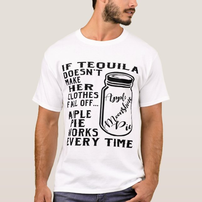 T-shirt Si Tequila ne fait pas ses vêtements tomber de la  (Devant)
