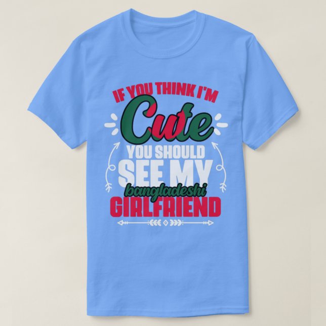 T-shirt Si Tu Crois Que Je Suis Mignonne, Tu Devrais Voir  (Design devant)