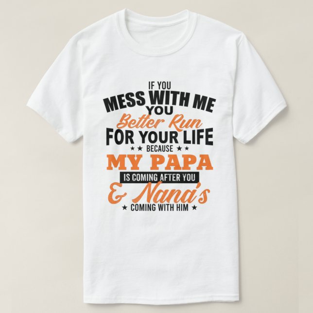 T-shirt Si tu me fais la chemise (Design devant)