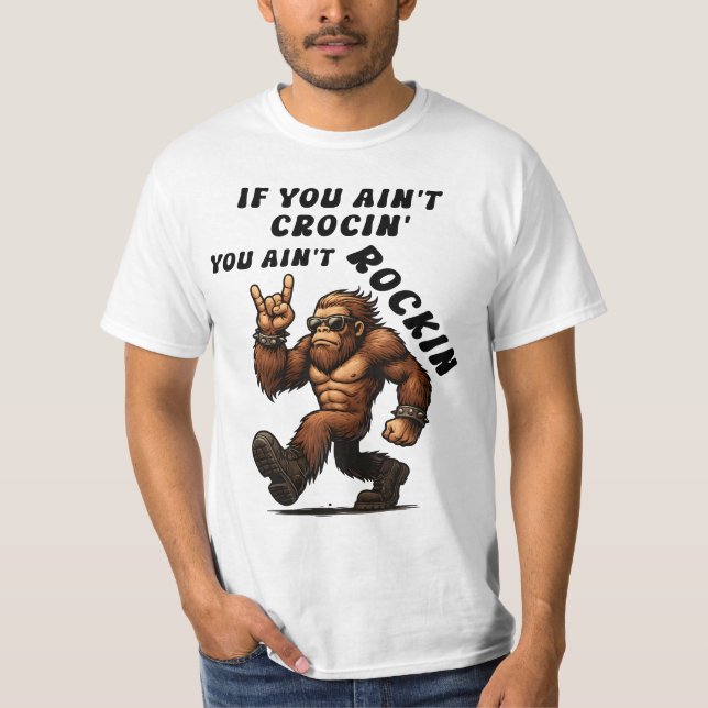 T-shirt Si tu ne croques pas, tu ne roches pas (Devant)