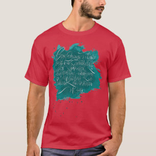 T-shirt Si un jour cool calligraphie en russe