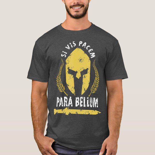 T-shirt Si Vis Pacem Para Bellum Histoire de la Grèce Vint (Devant)