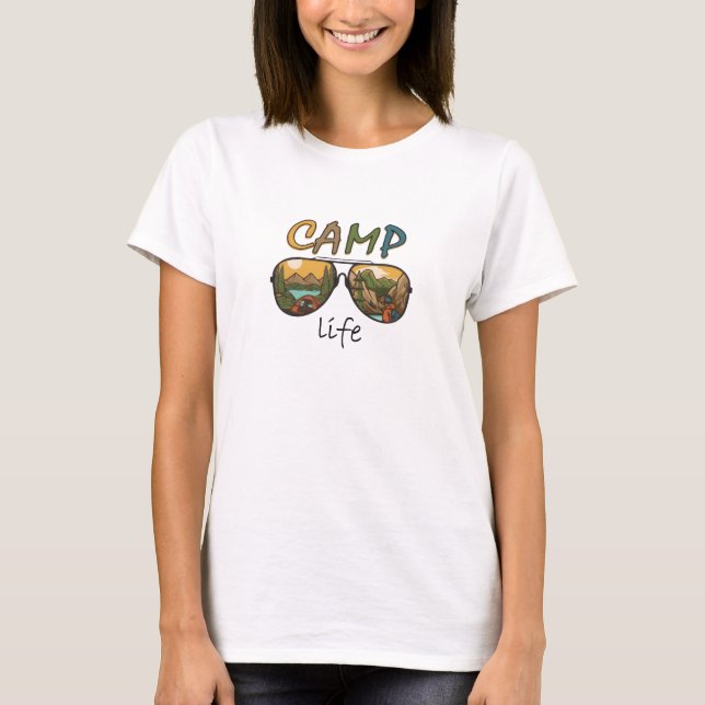 T-shirt Si vous aimez le camping C'est votre style (Devant)
