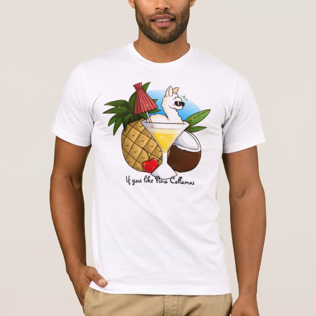 T-shirt Si vous aimez Pina Collamas (Devant)