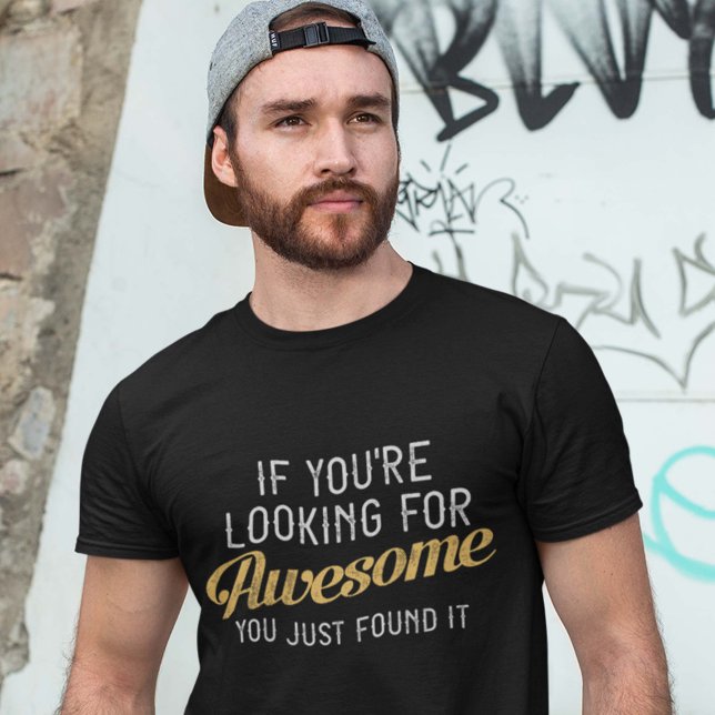 T-shirt Si vous cherchez à être génial (Créateur téléchargé)