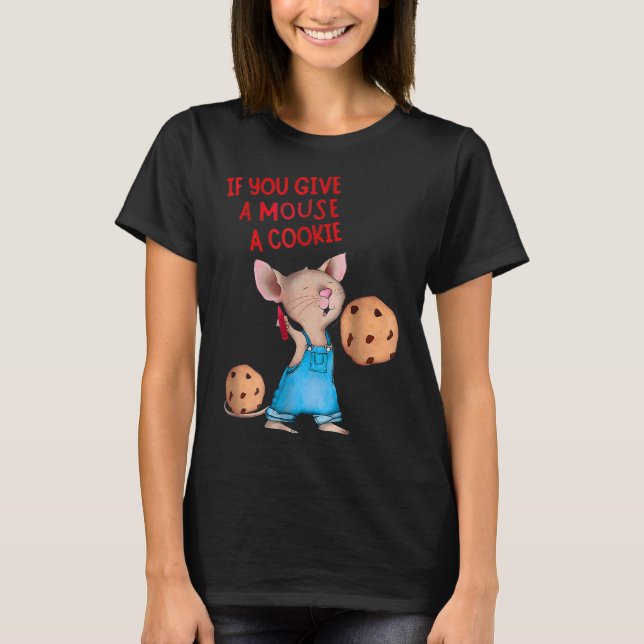 T-shirt Si Vous Donnez Une Souris Un Costume De Cookie Enf (Devant)