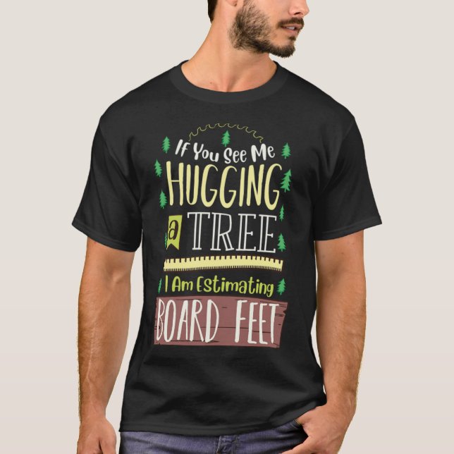 T-shirt Si Vous Me Voyez Accrocher Un Arbre, Je Suis En Tr (Devant)