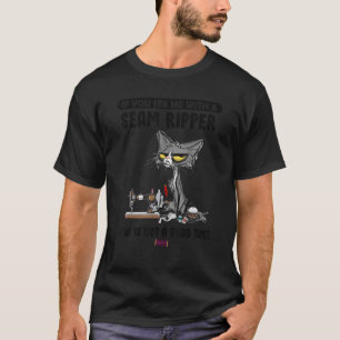 T-shirt Si Vous Me Voyez Avec Un Chat Découseur