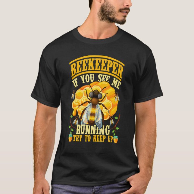 T-shirt Si Vous Me Voyez Courir Essayer De Continuer Api A (Devant)