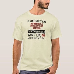 T-shirt Si vous n'aimez pas le cool faisant du vélo de