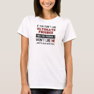 T-shirt Si vous n'aimez pas le cool final de frisbee
