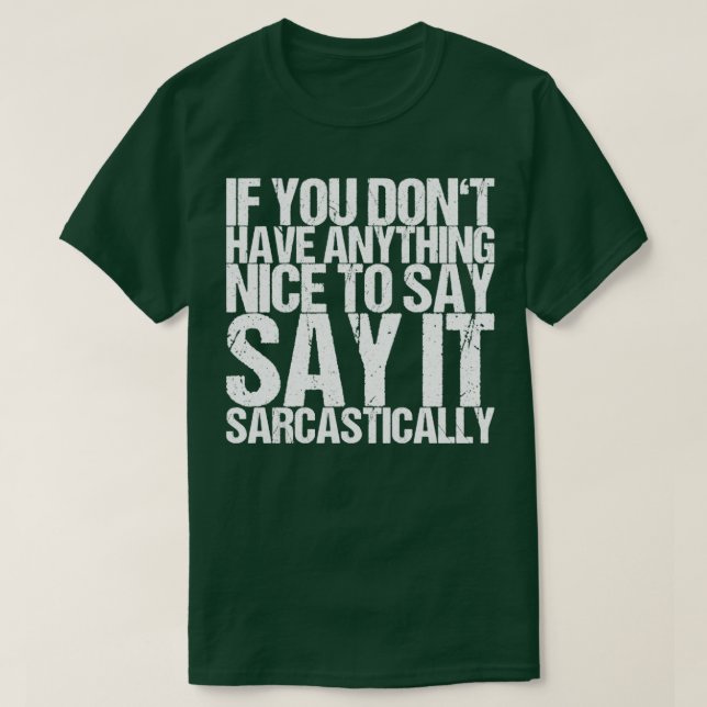 T-shirt Si Vous N'Avez Rien De Bien À Dire Ça Sarca (Design devant)