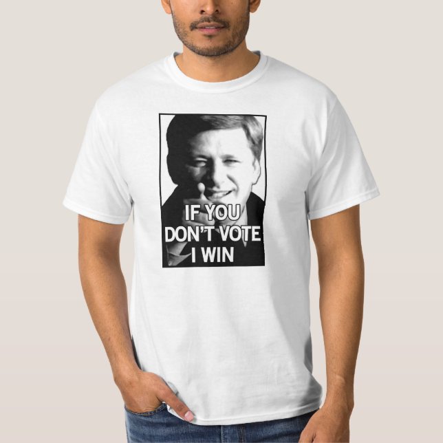T-shirt Si vous ne votez pas des victoires de harpiste (Devant)