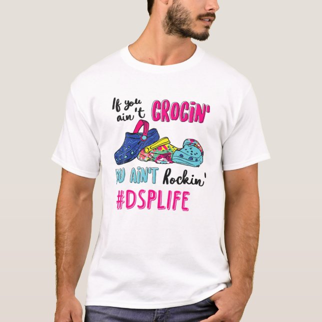 T-shirt Si vous n'êtes pas Crocin, vous n'êtes pas Rockin' (Devant)