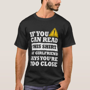 T-shirt Si vous pouvez lire ce Boyfriends de Girfriend