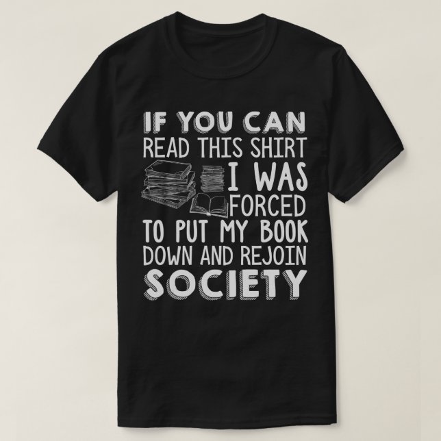 T-shirt Si Vous Pouvez Lire Ce Livre Amateurs Novel Lectur (Design devant)