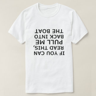 T-shirt Si vous pouvez lire ceci à l'envers