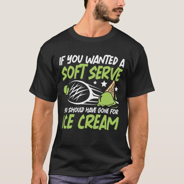 T-shirt Si Vous Recherché Un Soft Sert - Tennis Lover (Devant)