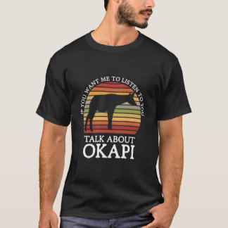 T-shirt Si vous voulez que je vous écoute parler de l'Okap