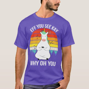 T-shirt Si Vous Voyez Kay Why Oh You III Unicorn