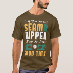 T-shirt Si vous voyez une éponge à couture maintenant n'es