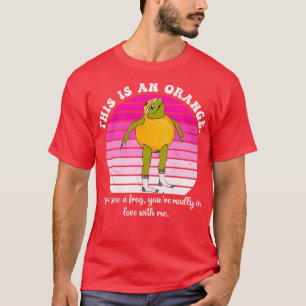 T-shirt Si Vous Voyez Une Grenouille Vous Êtes Madly En Am