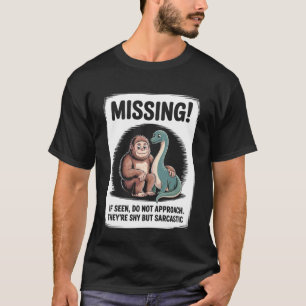 T-shirt Si Vu N'Approchez Pas Cryptide Nessie Loch Ness M