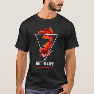 T-shirt Siamese Combattre Poisson Betta Life Poisson Aquar
