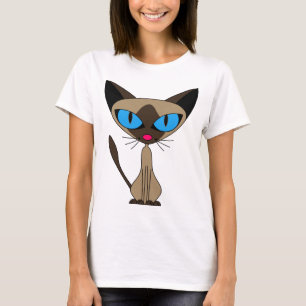 T-shirt Siamois si vous svp - chat siamois de bande