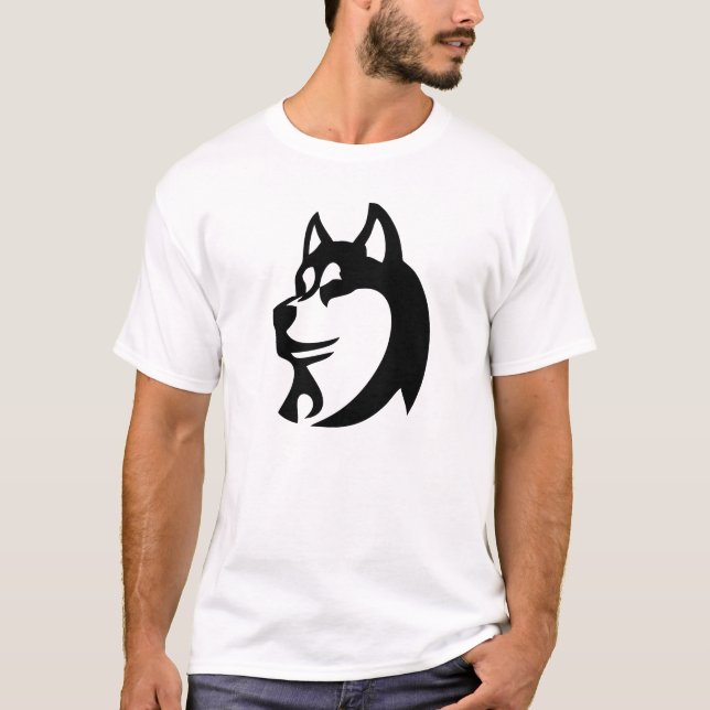 T-shirt Siberian Husky (Devant)