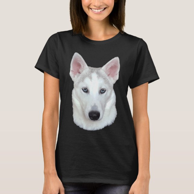 T-shirt Sibérie Husky Sky (Devant)