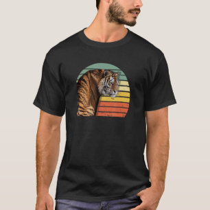 T-shirt Sibérie Tigre en voie de disparition Animal Rétro