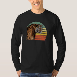 T-shirt Sibérie Tigre en voie de disparition Animal Rétro 