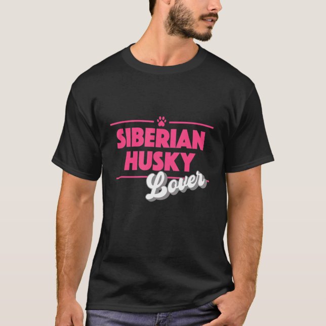 T-shirt Sibérien Husky (Devant)