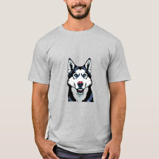 T-shirt Sibérien Husky
