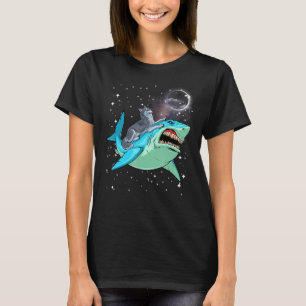 T-shirt Sibérien Husky drôle Requin Jawsome Chien Gal espa