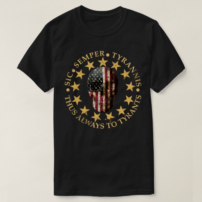 T-shirt Sic Semper Tyrannis (Design devant)
