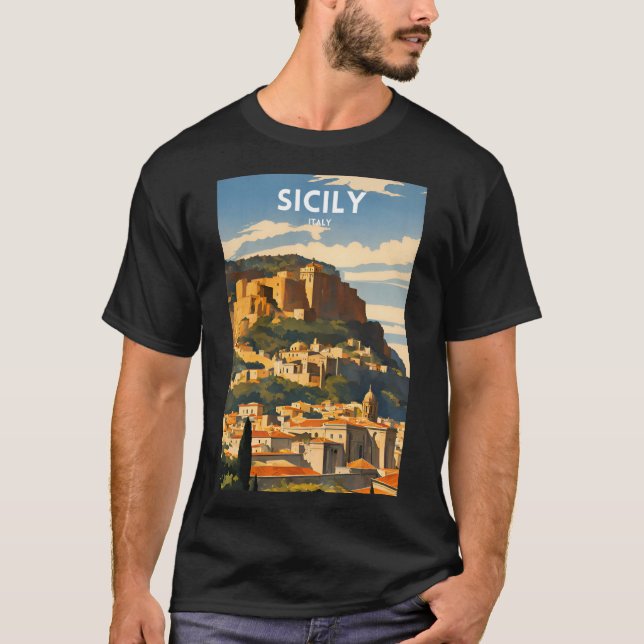 T-shirt Sicile Italie (Devant)