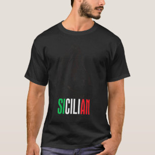 T-shirt Sicile Italie Sicilienne Citation Sicile