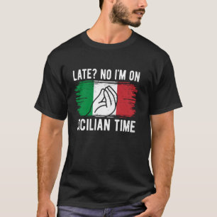 T-shirt Sicilia Drôle Sicile Vacances 2024 Sicilienne Matc
