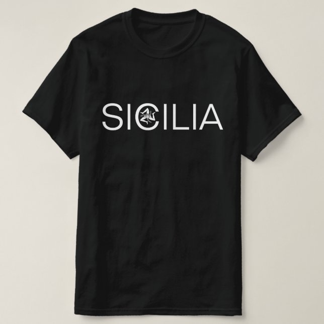 T-shirt Sicilia et Trinacria (Design devant)