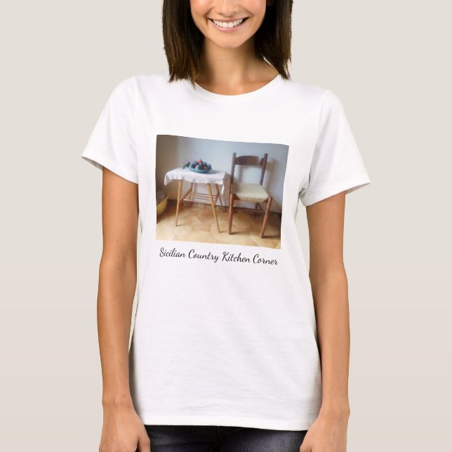 T-shirt Sicilian Country Kitchen Corner Tee Shirt (Devant)