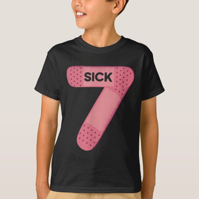 T-shirt Sick Seven Meme Six Seven Blague drôle  (Devant)