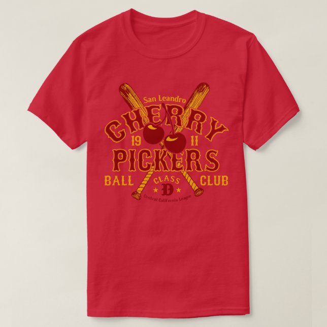 T-shirt Sickers à cerise San Leandro (Design devant)