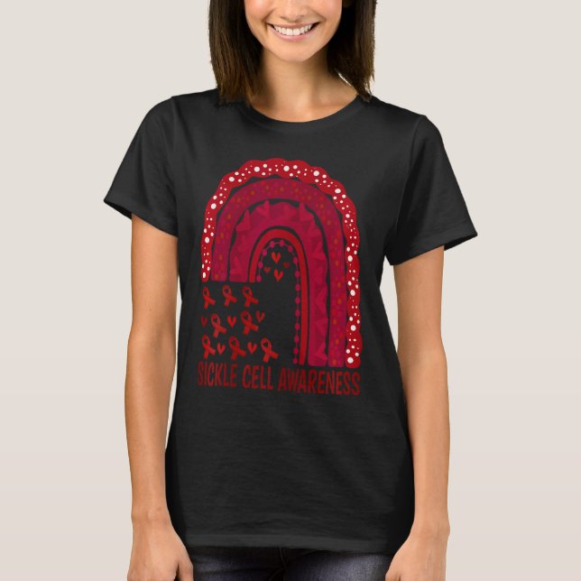 T-shirt Sickle Cell Anemia Survivante Support Squad Bourgo (Devant)