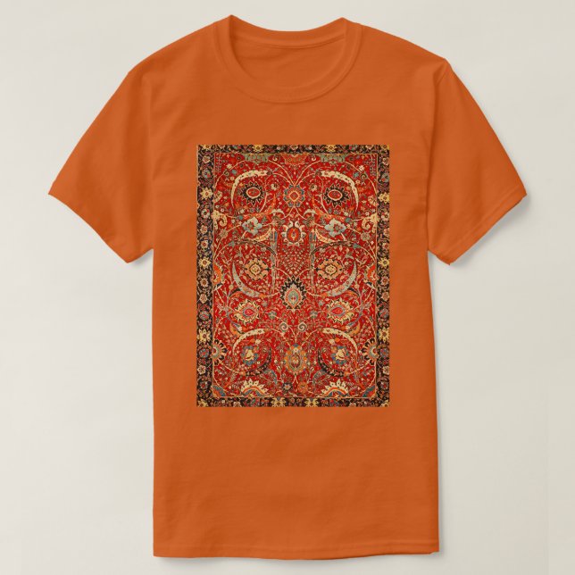 T-shirt SickleLeaf 17ème siècle Antique Perse Tapis Pri (Design devant)